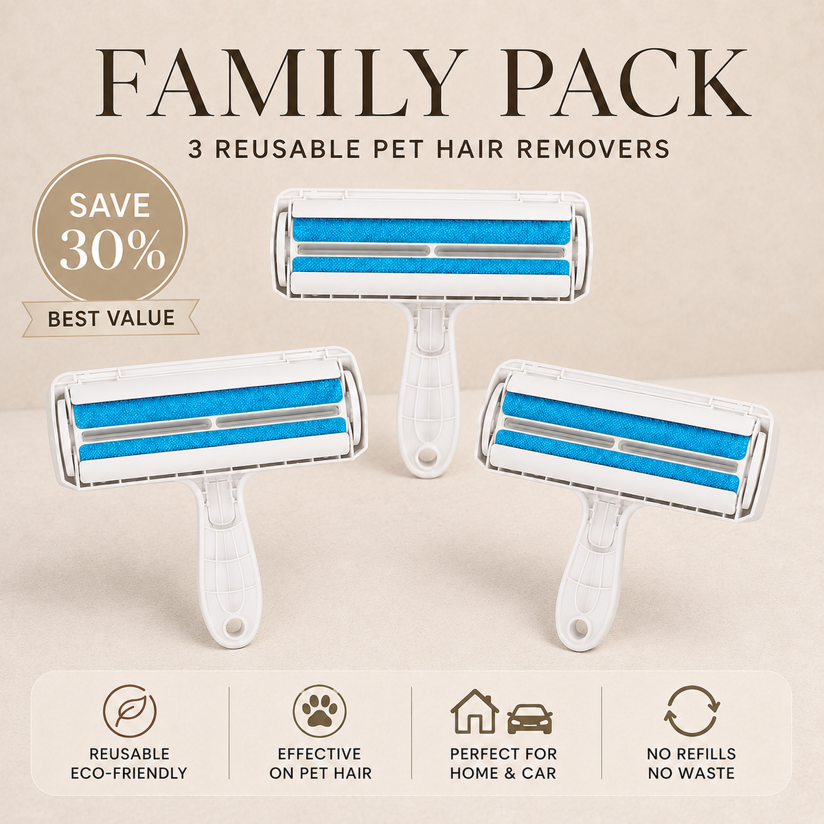 TidyPelt Family Pack - Best Value Save 30%
